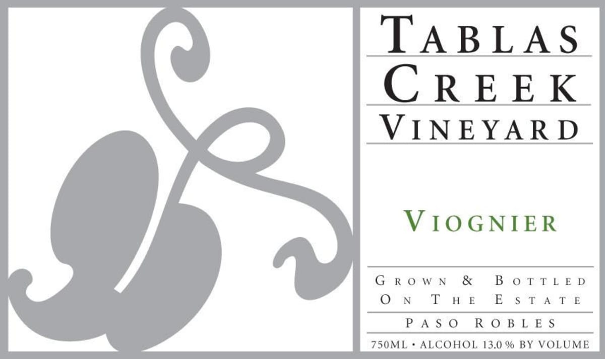 Tablas Creek Viognier 2013 Front Label