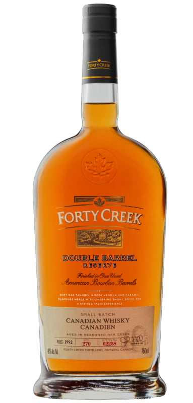 Forty Creek Double Barrel Reserve Canadian Whisky Front Bottle Shot
