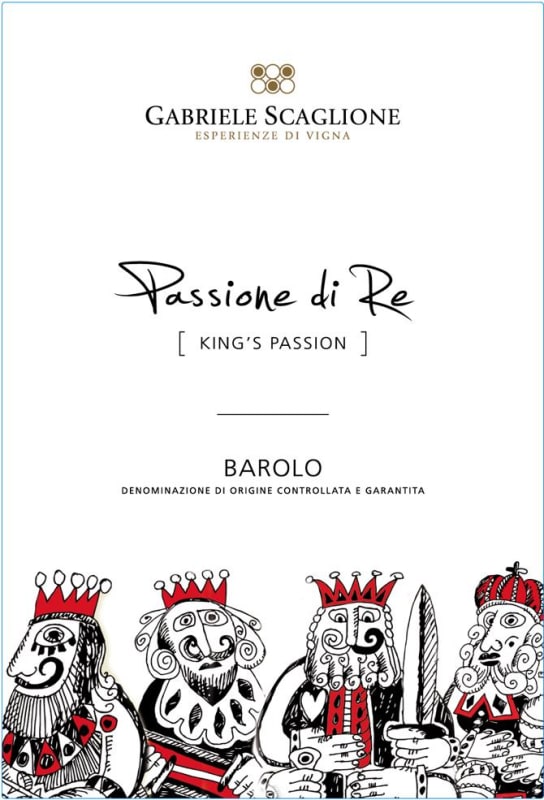 Gabriele Scaglione Passione di Re King's Passion 2013 Front Label