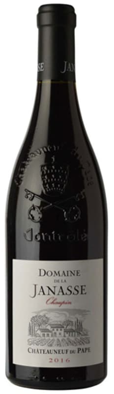Domaine de la Janasse Chateauneuf-du-Pape Cuvee Chaupin 2016 Front Bottle Shot