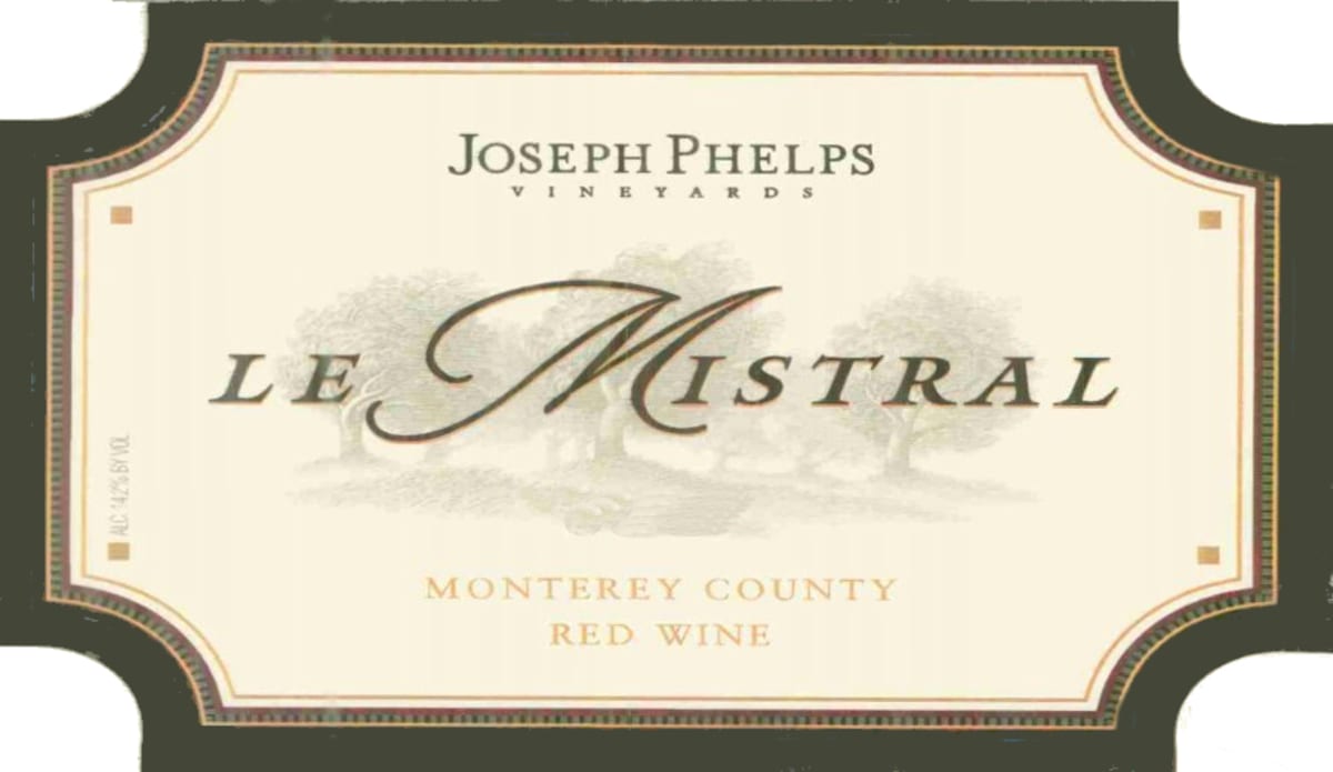Joseph Phelps Le Mistral 2003 Front Label