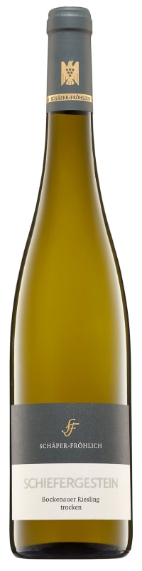 Schafer-Frohlich Schiefergestein Riesling Trocken 2018 Front Bottle Shot