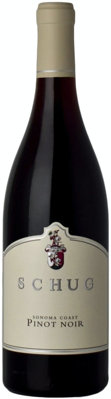 Schug Sonoma Coast Pinot Noir 2020 Front Bottle Shot