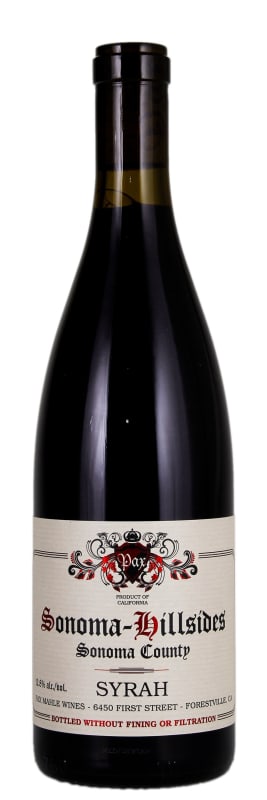 Pax Sonoma Hillsides Syrah 2018 Front Bottle Shot