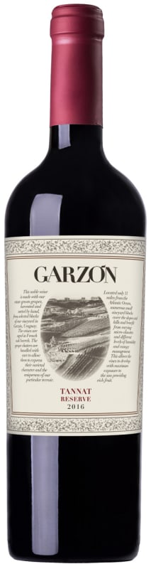 Bodega Garzon Uruguay Reserva Tannat 2016 Front Bottle Shot