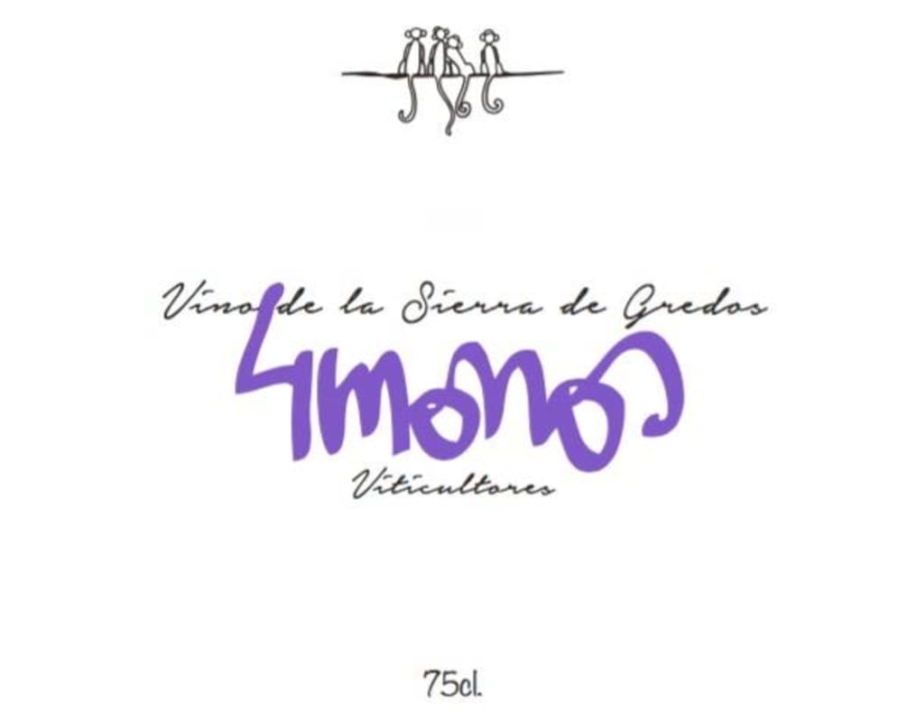 4 Monos GR10 Vino de la Sierra de Gredos 2018 Front Label