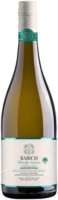 Babich Headwaters Organic Sauvignon Blanc 2021 Front Bottle Shot
