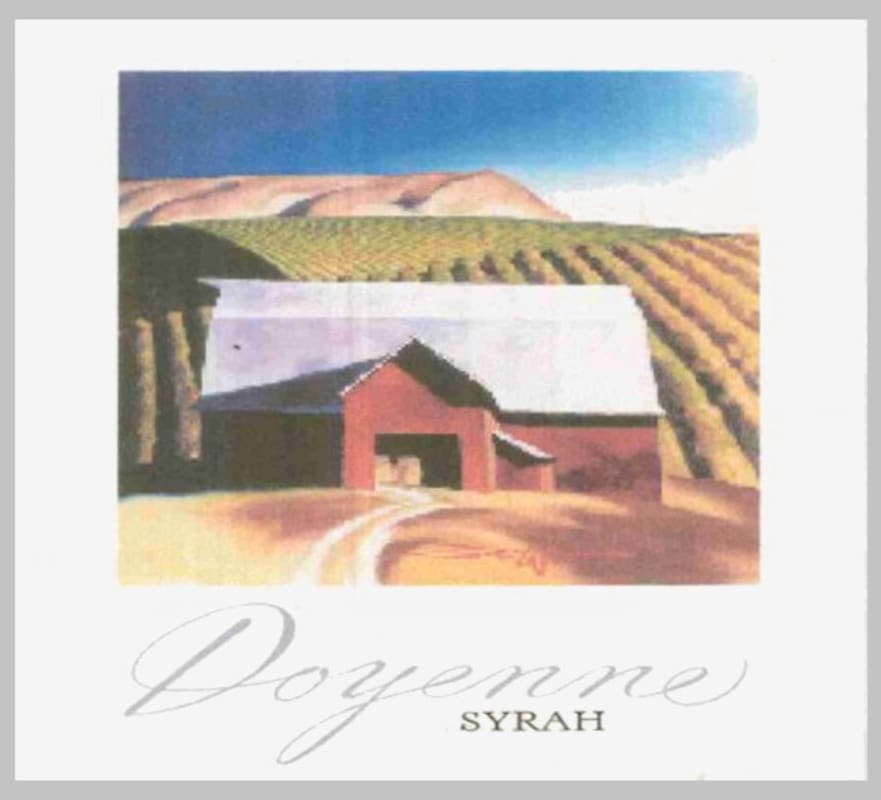 DeLille Doyenne Syrah 2005 Front Label