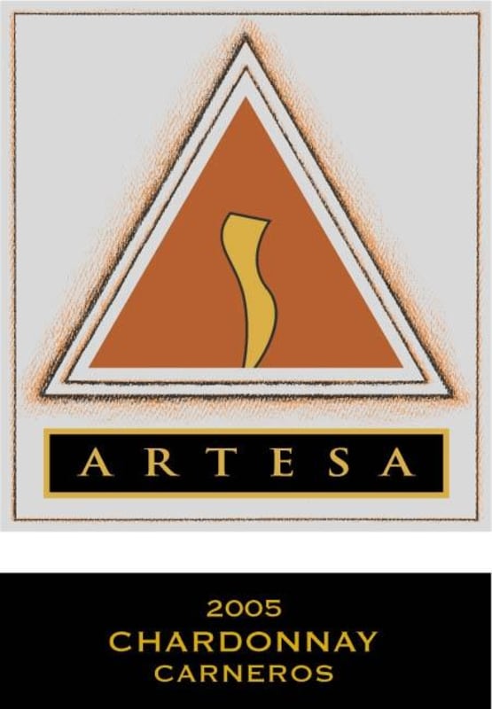 Artesa Carneros Chardonnay 2005 Front Label
