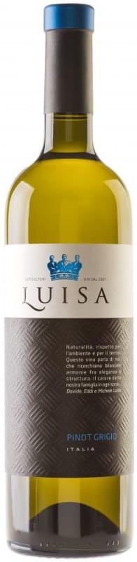 Tenuta Luisa Pinot Grigio 2018 Front Bottle Shot
