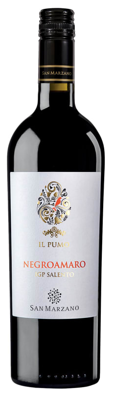 Cantine San Marzano Il Pumo Negroamaro 2021 Front Bottle Shot