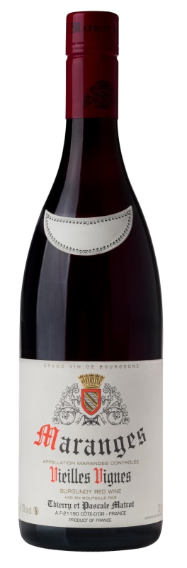 Domaine Matrot Maranges Vieilles Vignes 2019 Front Bottle Shot