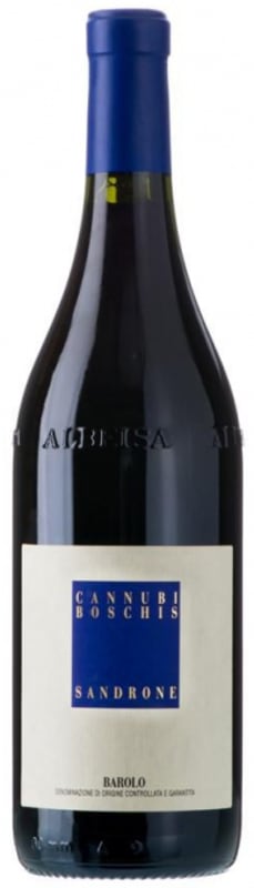 Sandrone Barolo Cannubi Boschis 2000 Front Bottle Shot