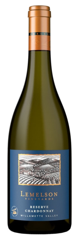 Lemelson Reserve Chardonnay 2018 Front Bottle Shot