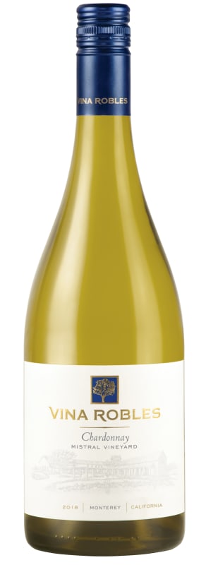 Vina Robles Chardonnay 2018 Front Bottle Shot