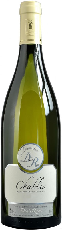 Domaine Denis Race Chablis 2016 Front Bottle Shot