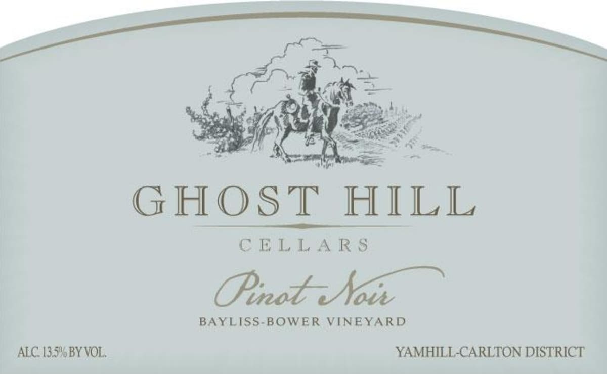 Ghost Hill Cellars Bayliss Bower Vineyard Pinot Noir 2009 Front Label
