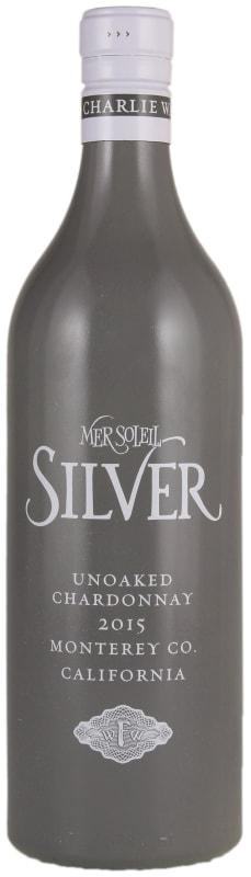 Mer Soleil Silver Unoaked Chardonnay 2015 Front Bottle Shot