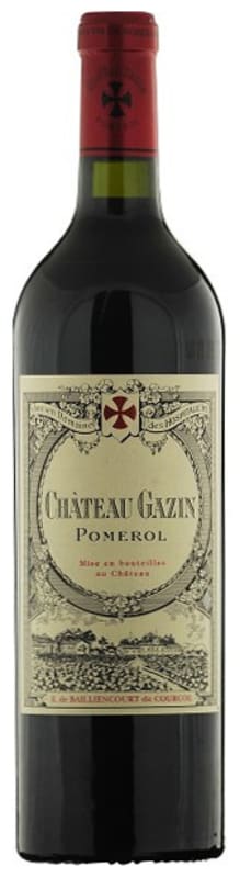 Chateau Gazin 2014 Front Bottle Shot