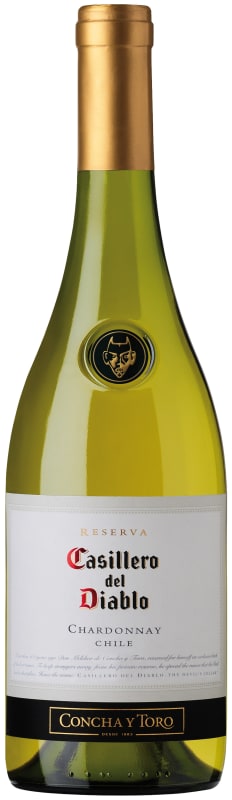Casillero del Diablo Chardonnay 2019 Front Bottle Shot
