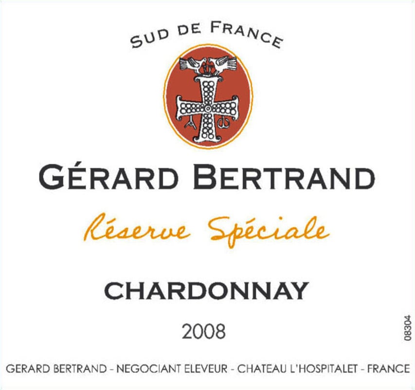 Gerard Bertrand Reserve Speciale Chardonnay 2008 Front Label