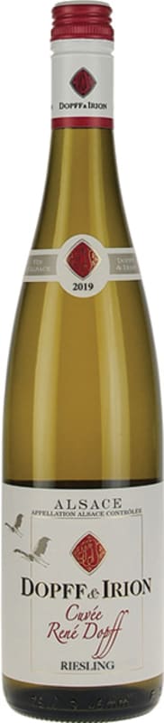 Dopff & Irion Cuvee Rene Riesling 2019 Front Bottle Shot