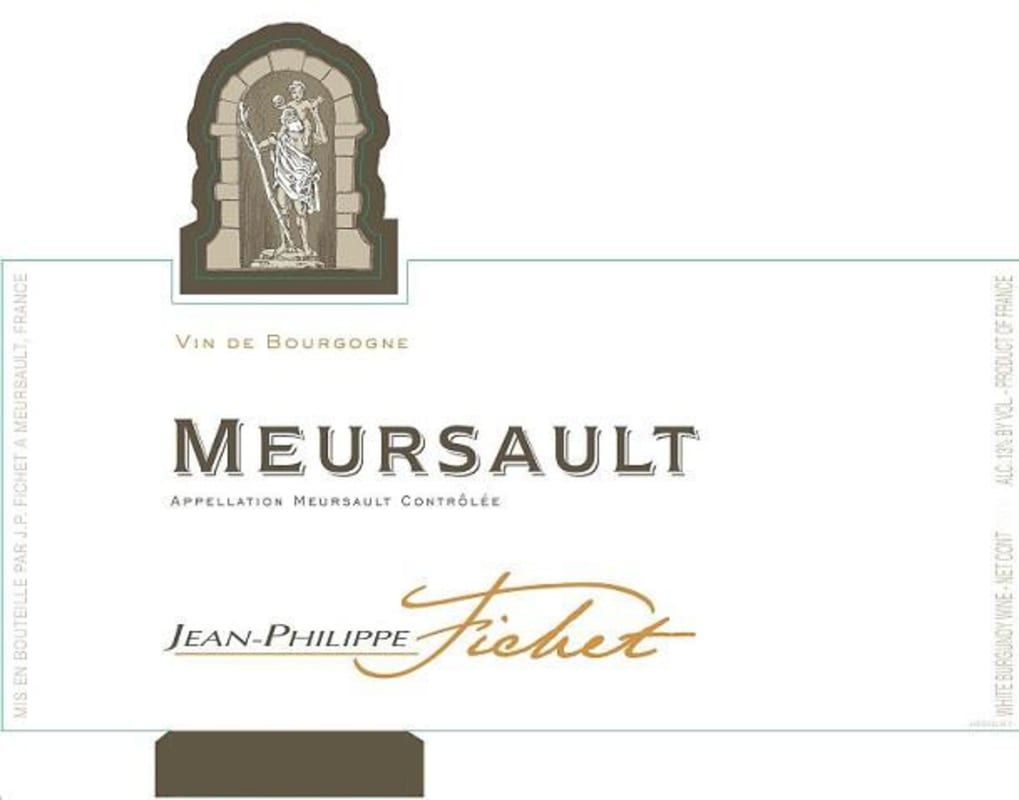 Jean-Philippe Fichet Meursault (375ML half-bottle) 2020 Front Label