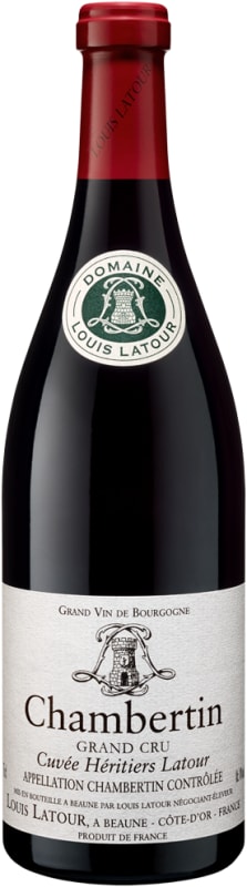 Louis Latour Chambertin Cuvee Heritiers Grand Cru 2015 Front Bottle Shot