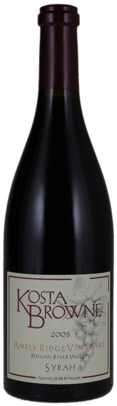 Kosta Browne Amber Ridge Vineyard Syrah 2005 Front Bottle Shot