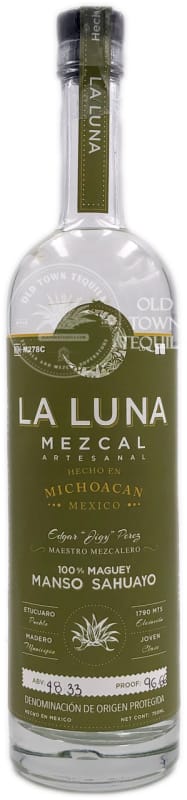 La Luna Manso Sahuayo Mezcal Front Bottle Shot
