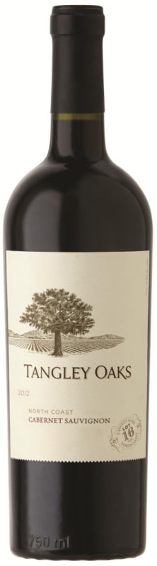 Tangley Oaks North Coast Cabernet Sauvignon 2012 Front Bottle Shot