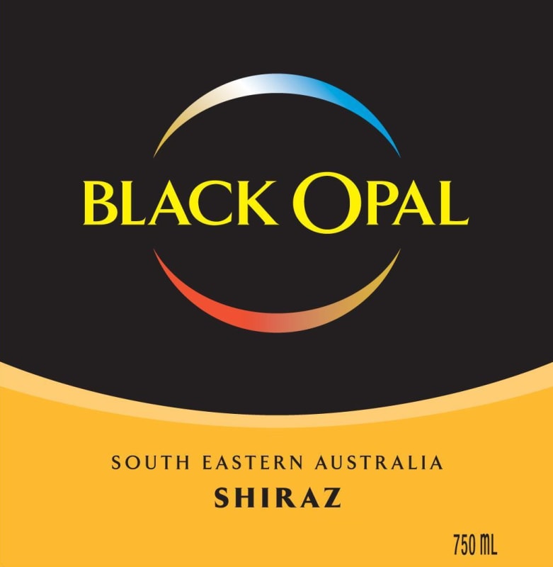 Black Opal Shiraz 2009 Front Label
