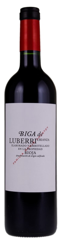Luberri Biga Rioja Crianza 2020 Front Bottle Shot