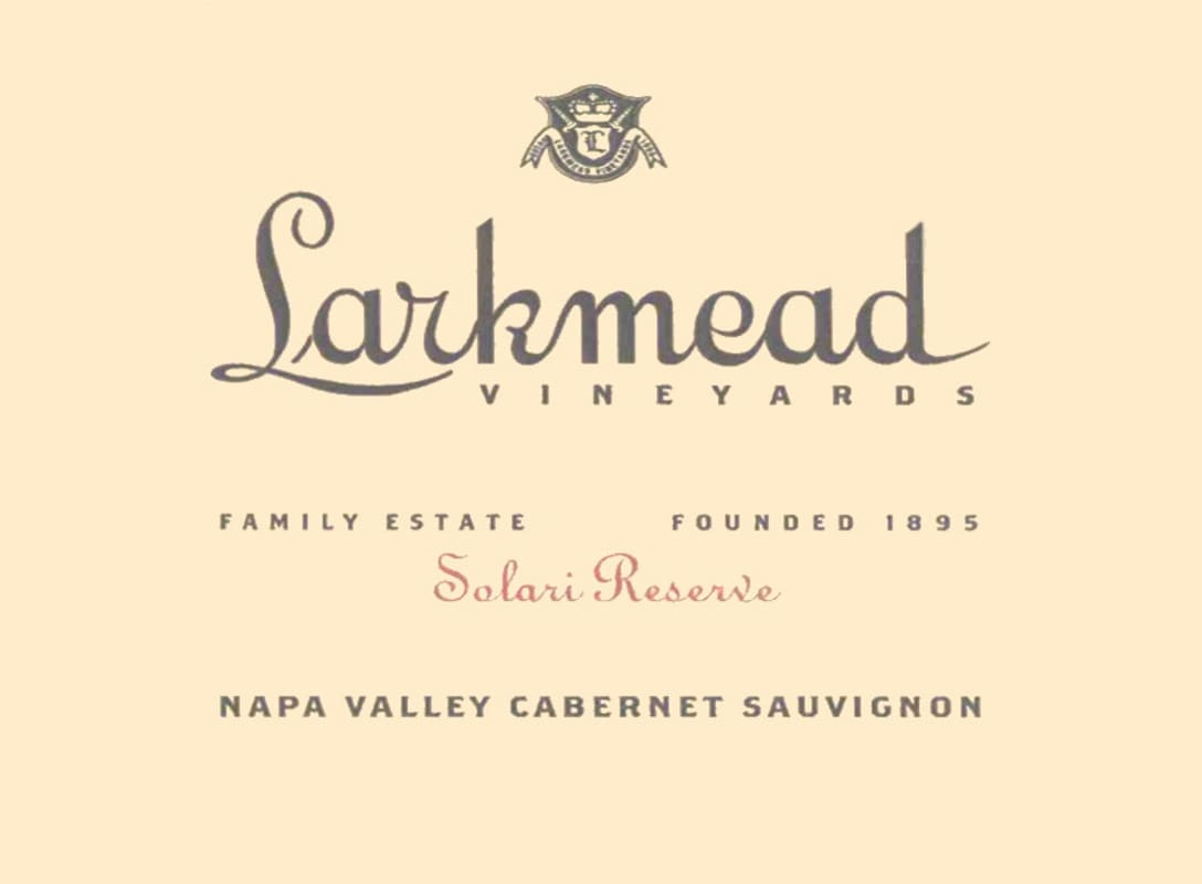Larkmead Solari Reserve Cabernet Sauvignon 2006 Front Label