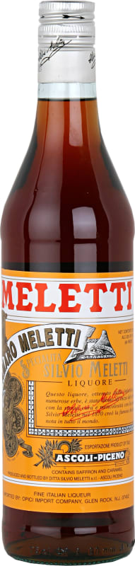 Meletti Amaro Liqueur Front Bottle Shot
