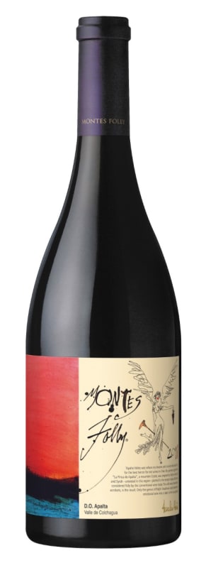 Montes Folly Syrah 2019 Front Bottle Shot