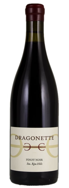 Dragonette Cellars Sta. Rita Hills Pinot Noir 2023 Front Bottle Shot