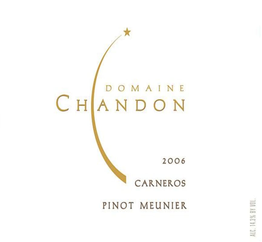 Chandon Pinot Meunier 2006 Front Label