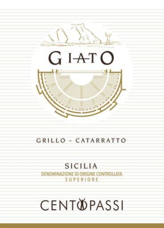 Centopassi Giato Bianco 2017 Front Label