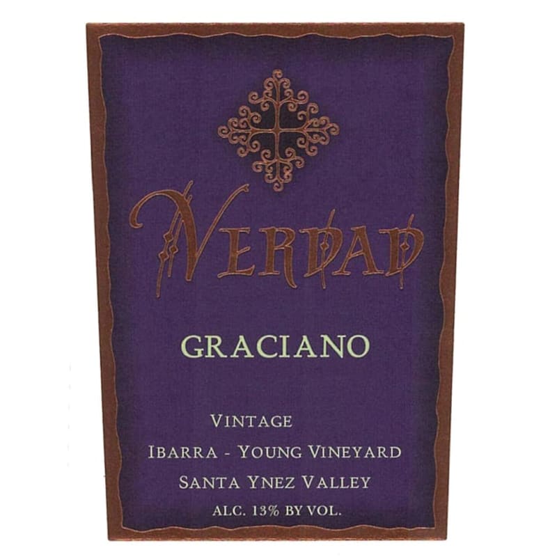 Verdad Graciano Ibarra-Young Vineyard 2016 Front Label