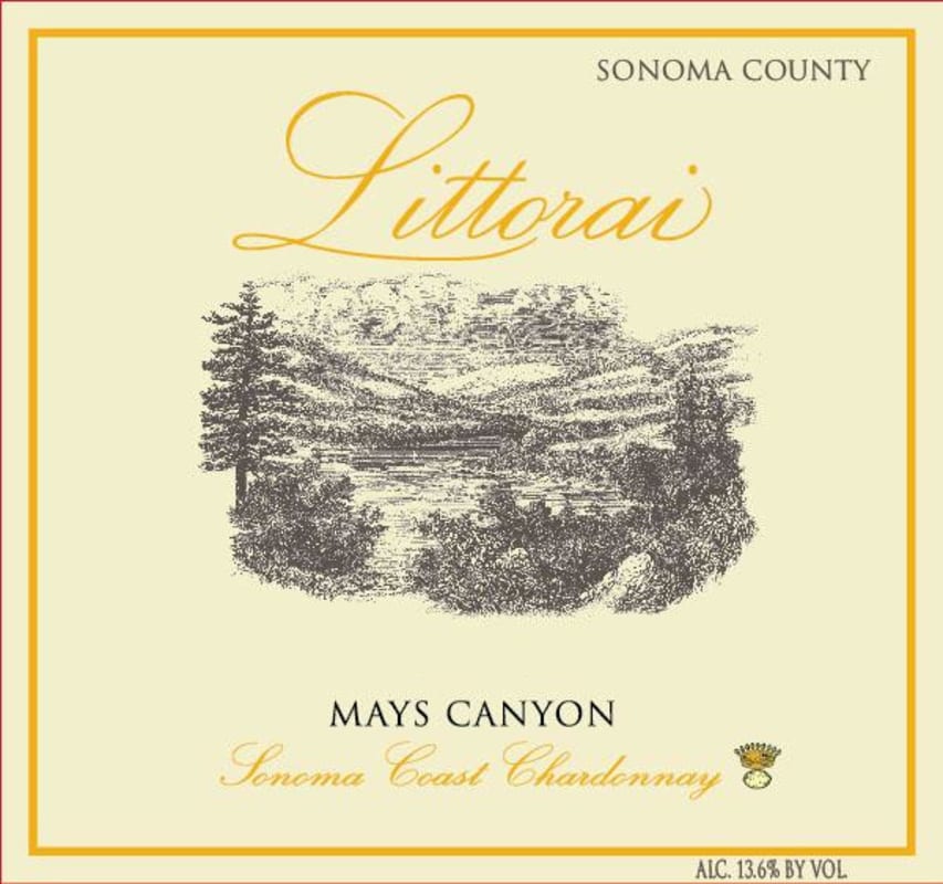 Littorai Mays Canyon Chardonnay 2019 Front Label