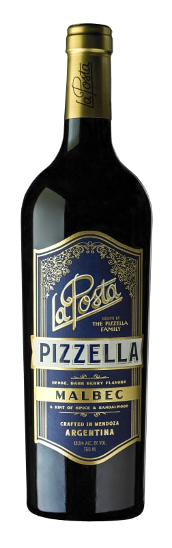 La Posta Pizzella Family Vineyard Malbec 2022 Front Bottle Shot