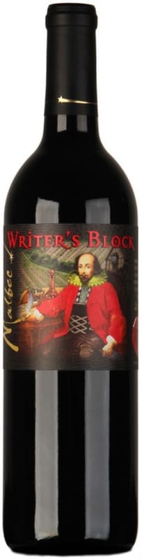 Steele Writer's Block Malbec 2015 Front Bottle Shot