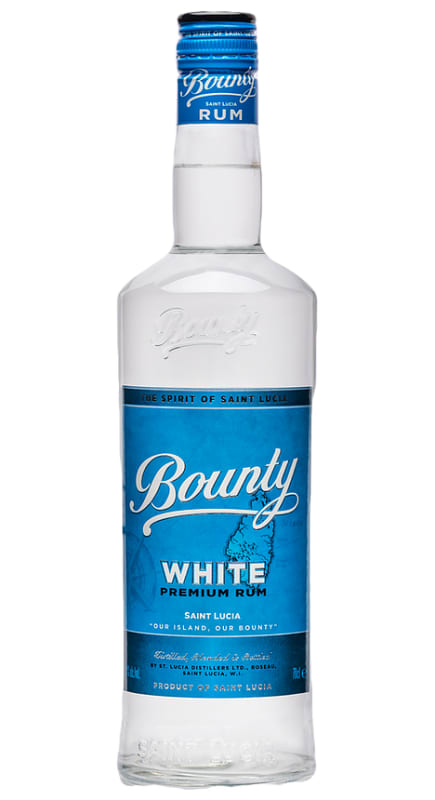 Bounty Premium White Rum Front Bottle Shot