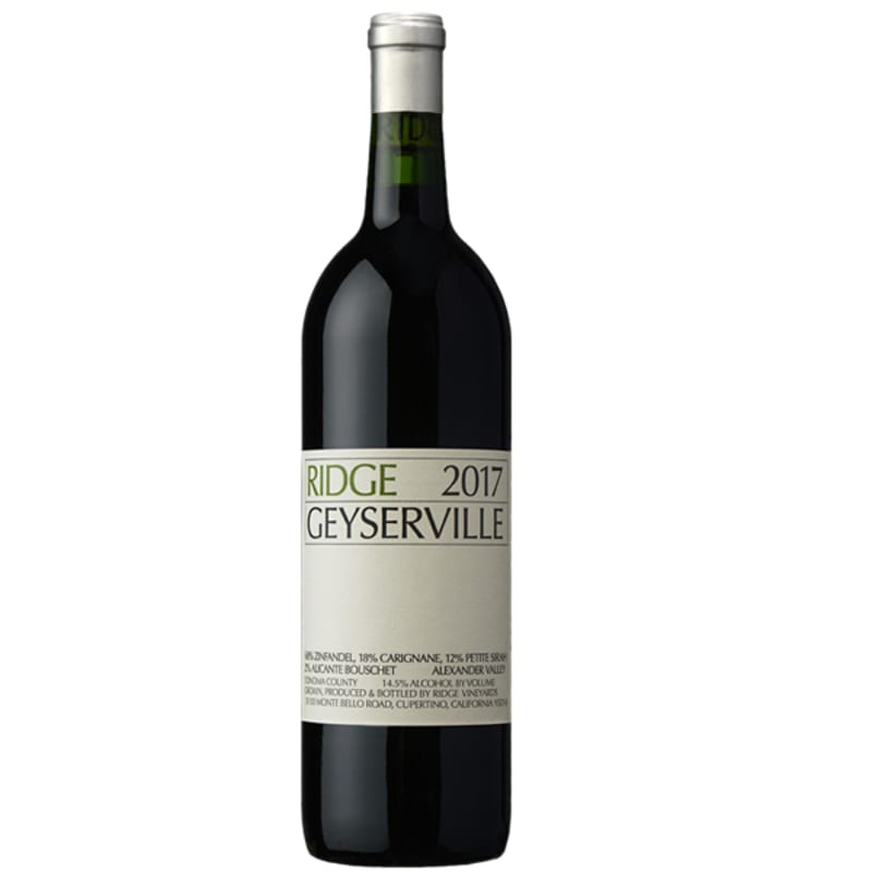 Ridge Geyserville (375ML half-bottle) 2017 Front Bottle Shot
