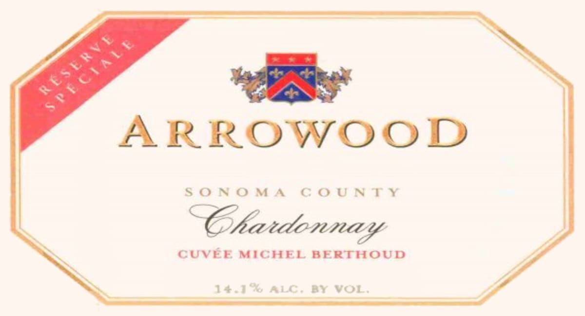 Arrowood Cuvee Michel Berthoud Speciale Reserve 2002 Front Label