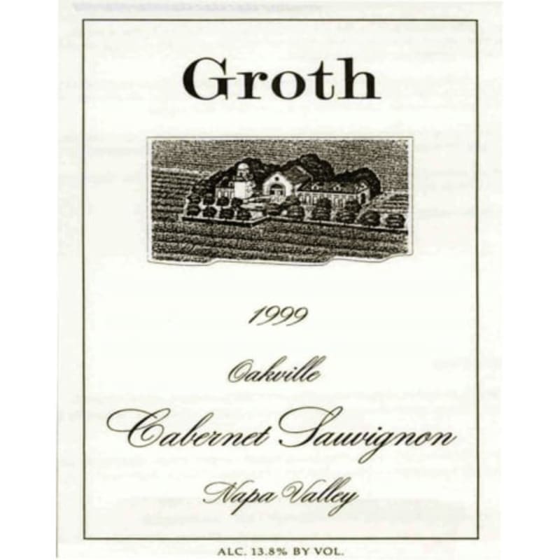 Groth Cabernet Sauvignon (3 Liter Bottle) 1999 Front Label