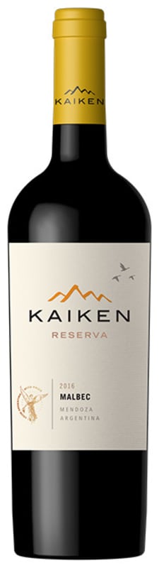 Kaiken Reserva Malbec 2016 Front Bottle Shot