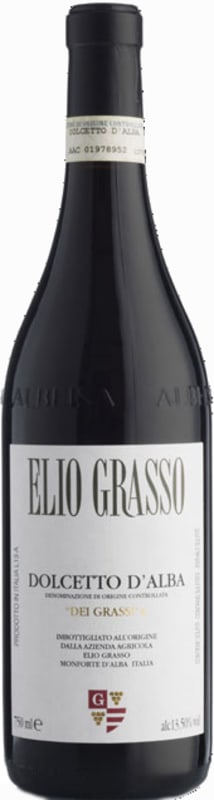 Elio Grasso Dolcetto d'Alba Dei Grassi 2017 Front Bottle Shot