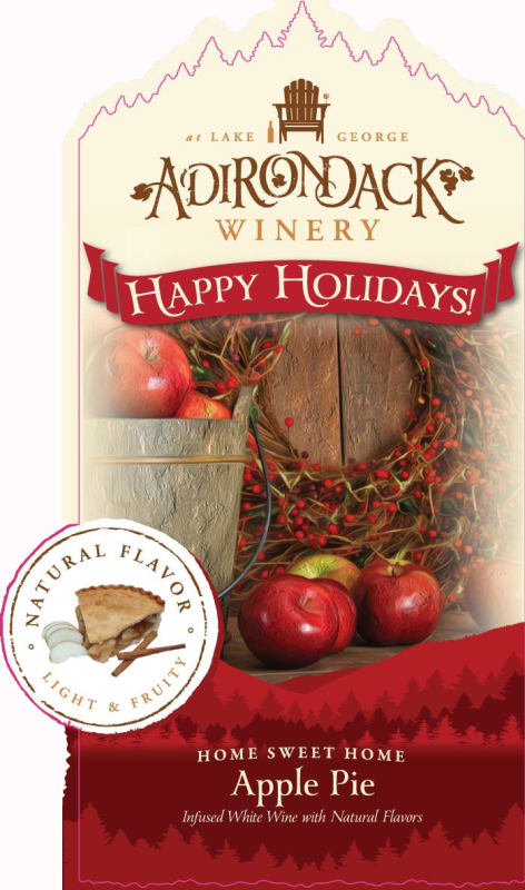 Adirondack Winery Home Sweet Home Apple Pie Front Label